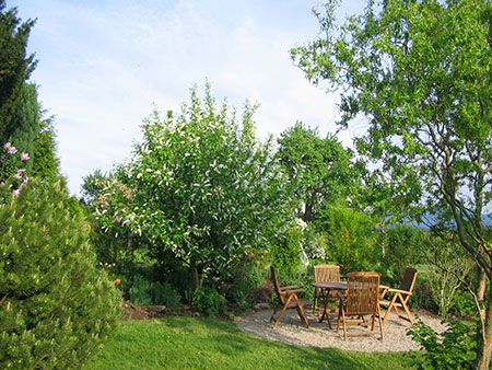 Sitzgruppe im Garten